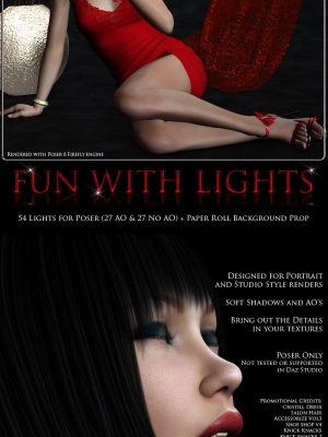 Fun With Lights – Poser Lights-有趣的灯光＆＃8211;Poser灯