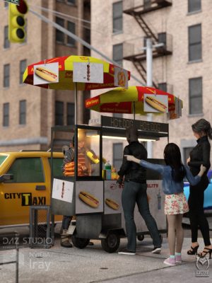 City Food Cart城市食品车-城市食品购物车城市饰品车