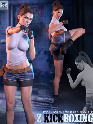 Z Kickboxing – Poses for the Genesis 3 Female(s)-z跆拳道 – 创世纪3女性姿势