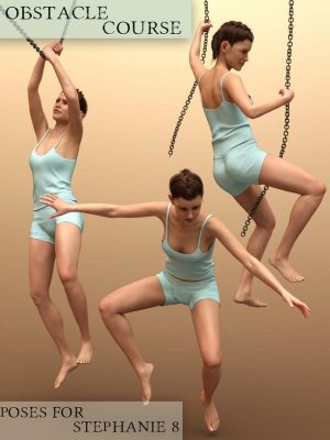 Obstacle Course Poses for Genesis 8 Female(s)障碍课程姿势-障碍课程为创世纪8雌性姿势