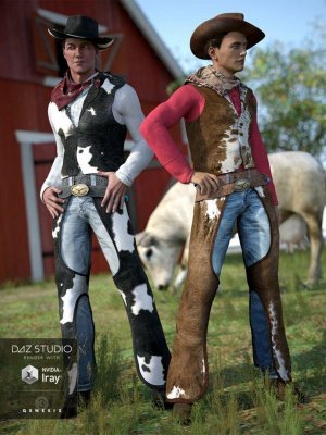 Cowboy Outfit Textures-牛仔装的质地