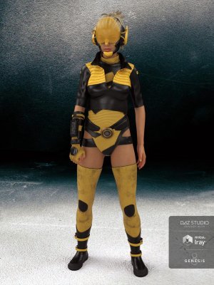 Cyberpunk 2048 Outfit for Genesis 8 Female(s)-赛博朋克2048创世纪8女性装备