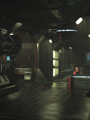 Deteriorated Sci-Fi Corridor-恶化的科幻走廊