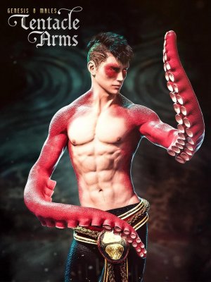 FPE Tentacle Arms for Genesis 8 Males-创世纪8雄性的触手手臂
