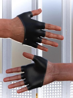 Fingerless Gloves for Genesis 8 Males-创世纪8男性的无指手套