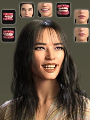 NG Build Your Own Smile for Genesis 8.1 Female-为创世纪81女性建立自己的微笑