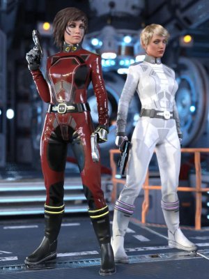 Sci-Fi Commander Outfit for Genesis 8 Female(s)-科幻指挥官装备为创世纪8女性