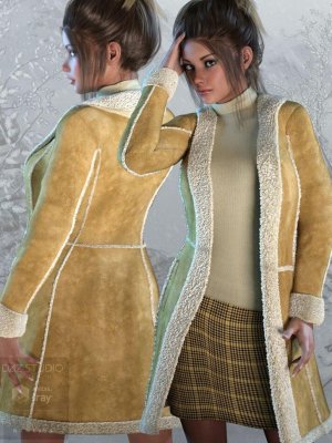 Shearling Outfit for Genesis 3 Female(s)-创世纪3女性剪羊毛装备