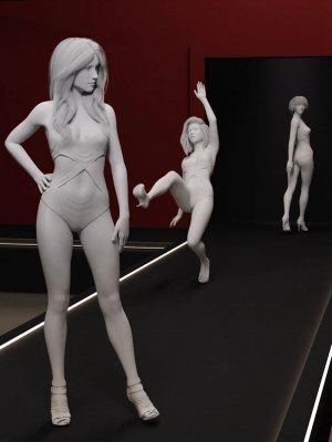 Well Heeled Poses for Genesis 3 and 8 Female-《创世纪》第3章和第8章女性的高跟鞋姿势