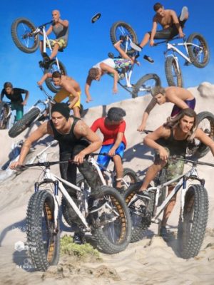 Dirt Bike Poses for Genesis 8 Male-污垢骑自行车为创世纪8男性姿势