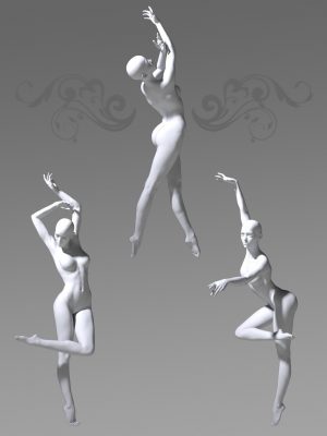 Modern Dance Poses for Genesis 3 Female 适用于G3F的现代舞姿势-现代舞蹈姿势为创世纪3雌性握手G3F的现代舞姿势