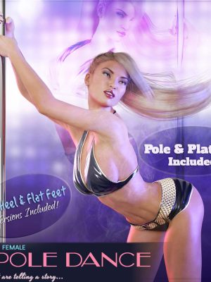 Z Pole Dance – Poses for Genesis 3 Female-z杆舞蹈＆＃8211;姿势创世纪3女性