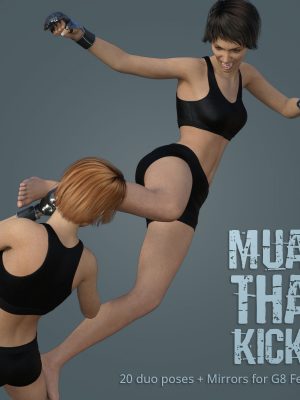 MUAY THAI KICKS for Genesis 8 Female-泰拳踢到创世纪8女性