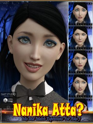 Nanika Atta Mix and Match Expressions for Aiko 7 and Genesis 3 Female(s)-Nanika Atta混合和匹配Aiko 7和Genesis 3女性的表达式