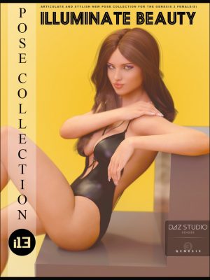i13 Illuminate Beauty Pose Collection for the Genesis 3 Female(s)-I13照亮创世纪3女性的美容姿势系列
