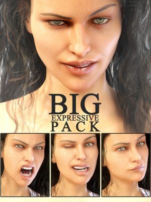 Big Expressive Pack for Genesis 8 Female大表情包-Genesis 8雌性大表情包的大表达包