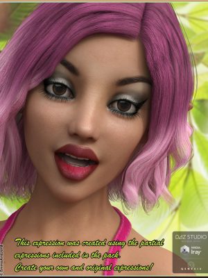 Forest Sprite Mix and Match Expressions for Izabella 7 and Genesis 3 Female(s)-Forest Sprite混合和匹配Izabella 7和Genesis 3女性的表达式