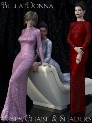 Bella Donna Poses, Chaise & Shaders-Bella Donna姿势，躺椅＆＃038;着色器
