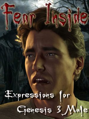 Fear Inside – Expressions For Genesis 3 Male-恐惧内部表达式3男性