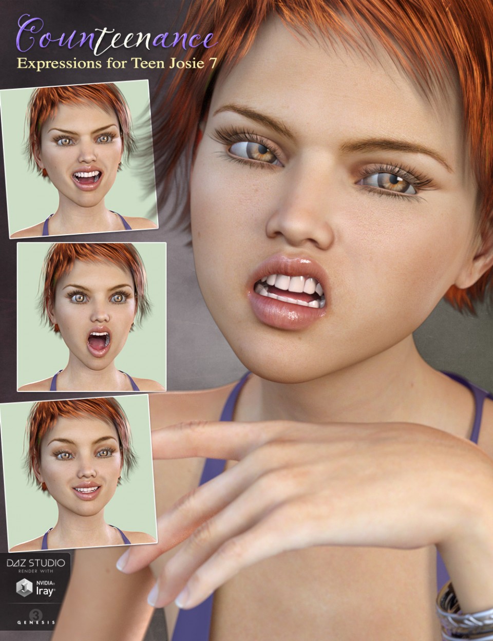 Counteenance Expressions For Teen Josie 7 And Genesis 3 Female S 青少年