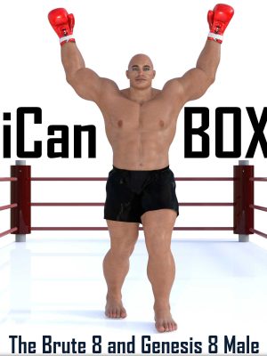 iCan BOX Poses for The Brute 8 and Genesis 8 Male in Daz Studio 适用于G8M的拳击姿势-ICAN盒子为Brue 8和Genesis 8男性在Daz Studio使用于G8M的拳击姿势