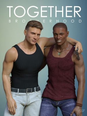 Together: Brotherhood Poses for Genesis 8 Male(s)手足情谊姿势-一起：兄弟会姿势为创世纪8雄性姿势