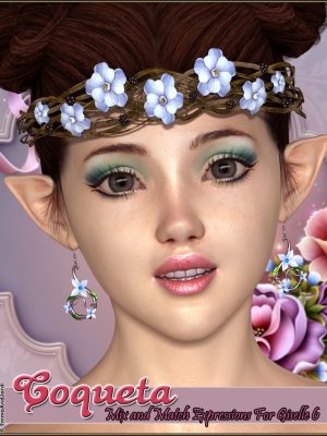 Coqueta Mix And Match Expressions For Giselle 6-Coqueta Mix和Giselle 6的匹配表达式