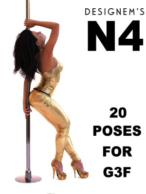 Natural 4 poses for G3F-天然4为g3f姿势