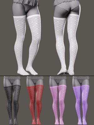 CNB Lace Stockings for Genesis 8 and 8.1 Females-创世纪8和81女性的蕾丝长袜