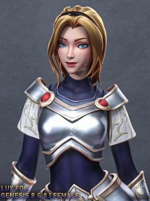 Lux For Genesis 8 and 8.1 Female-创世纪8和81女性的勒克斯