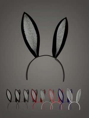 XF Bunny Lace Lingerie Headband for Genesis 8 and 8.1 Males-兔女郎蕾丝内衣发带，适用于8和81男性