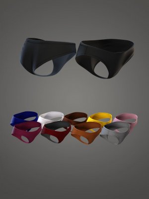 XFashion Crop Bottoms for Genesis 8 and 8.1 Females-创世纪8和81女性的露脐下装