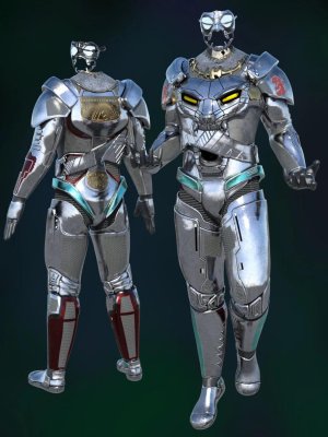 Mnyama Armor Bundle for Genesis 8.1 Males-创世纪81男性的盔甲束