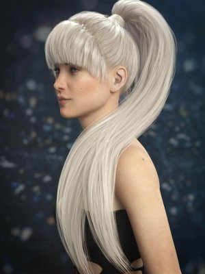 Qiana Hair for Genesis 3 and 8 Females-创世纪3号和8号女性的头发
