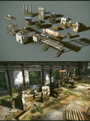 Abandoned Factory Machines-废弃的工厂机器