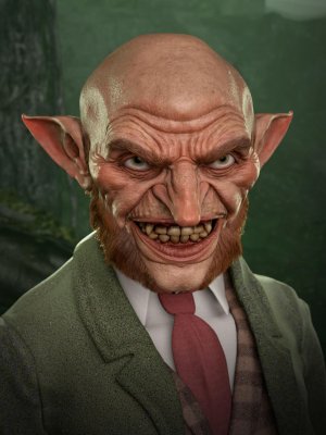Evil Leprechaun HD for Genesis 8.1 Male-邪恶的小妖精为创世纪81男性
