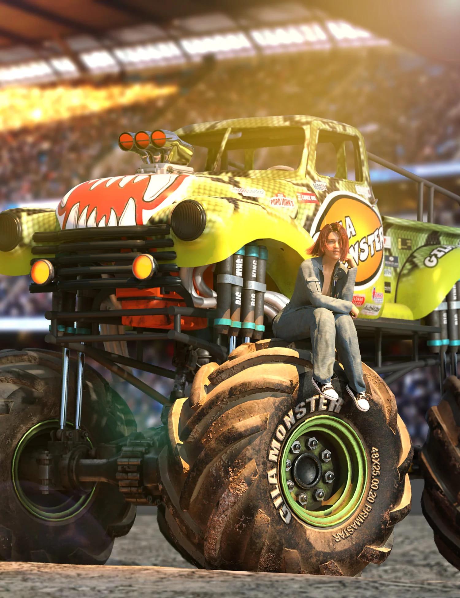 首款开放世界怪兽卡车游戏《疯狂大脚怪：钢铁巨人》上市_3DM单机