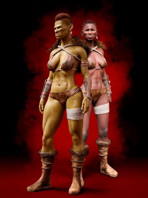 M3DVTO Warrior Outfit for Genesis 8 and 8.1 Females-创世纪8和81女性的3战士装备