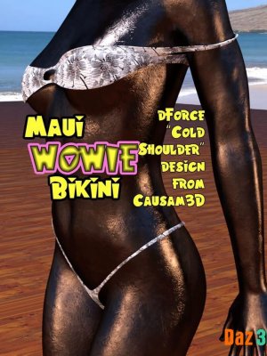 Maui Wowie Bikini for Genesis 8.X Females-毛伊岛比基尼为创世纪8女性