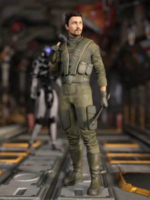Sci-Fi Mechanic Outfit for Genesis 8.1 Males-创世纪81男性的科幻机械师装备