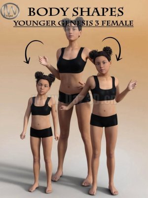 Body Shapes Younger Genesis 3 Female-体型年轻创世纪3女性