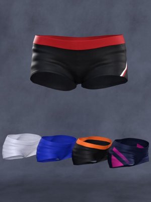 Cheerleading Squad Outfit Hot Pants for Genesis 8 and 8.1 Females-啦啦队机器阅读理解标准水平测试为创世纪8和81女性提供热裤