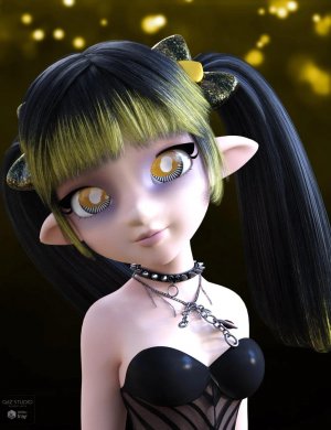 Dark Anime Eyes & Lashes for Genesis 8 Female(s)-黑暗动画的眼睛和睫毛为创世纪8女性