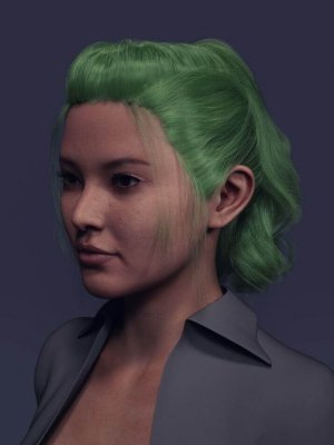 Hll Hair for Genesis 8 and 8.1 Females-创世纪8和81女性的毛发
