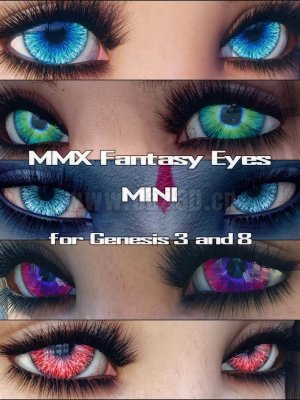 MMX Fantasy Eyes Mini for Genesis 3 and 8-梦幻之眼迷你创世纪3和8