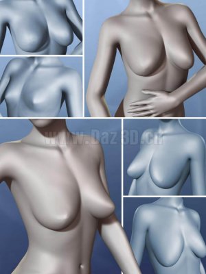 Natural Breast Shapes for Genesis 3 Female(s)-创世纪3女性的自然乳房形状