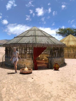 PW Customizable Tribal House-可定制的部落房屋