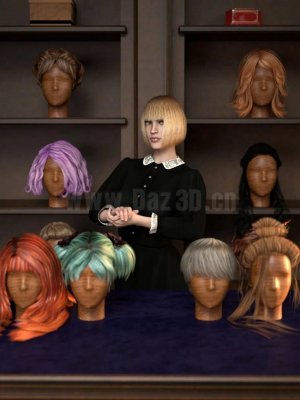 RSSY Hair Converter from Victoria 4 to Genesis 8 Female-从维多利亚4到创世纪8女性的毛发转换器