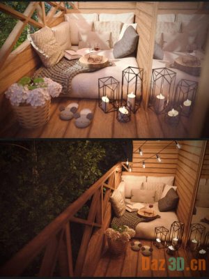 Small Cozy Balcony-小而舒适的阳台