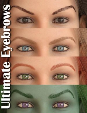 Ultimate Eyebrows for Genesis 8 Female-创世纪8女性的终极眉毛